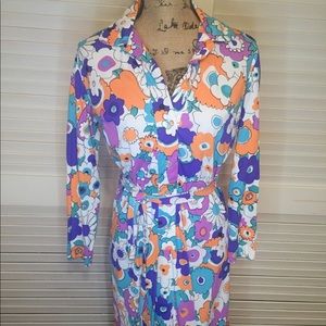 Vintage button down dress